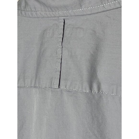 Banana Republic Shirt Mens Large Long Sleeve Button Down Top Slim Fit Gray Work - Picture 13 of 13